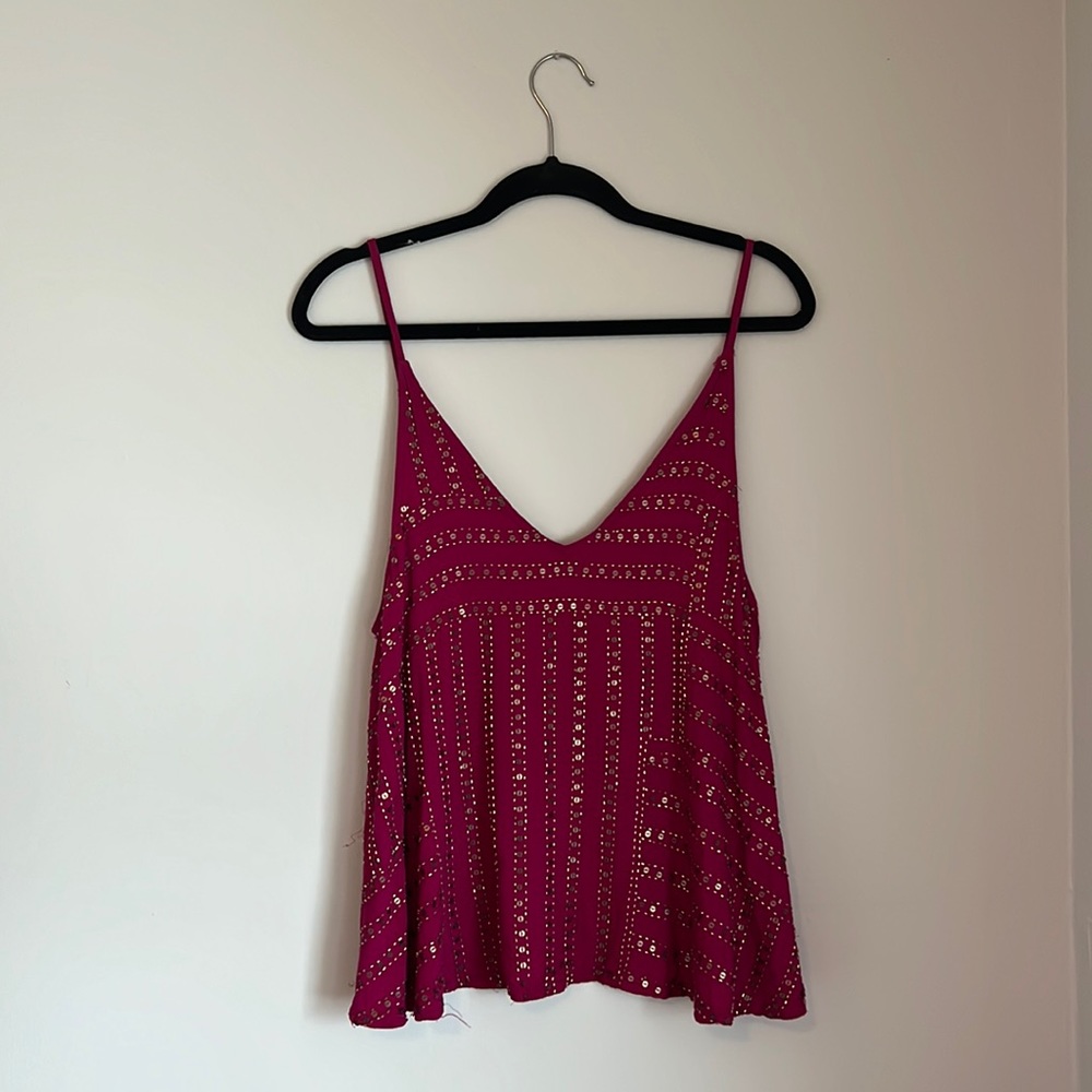 Free People Beaded Tank